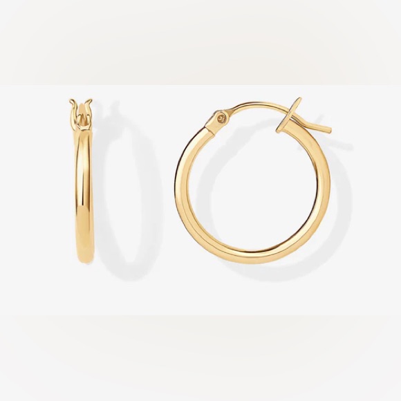Nib Pavoi Everyday Active Jewelry Wear Crafted For You Gold Hoop Earrings 15$